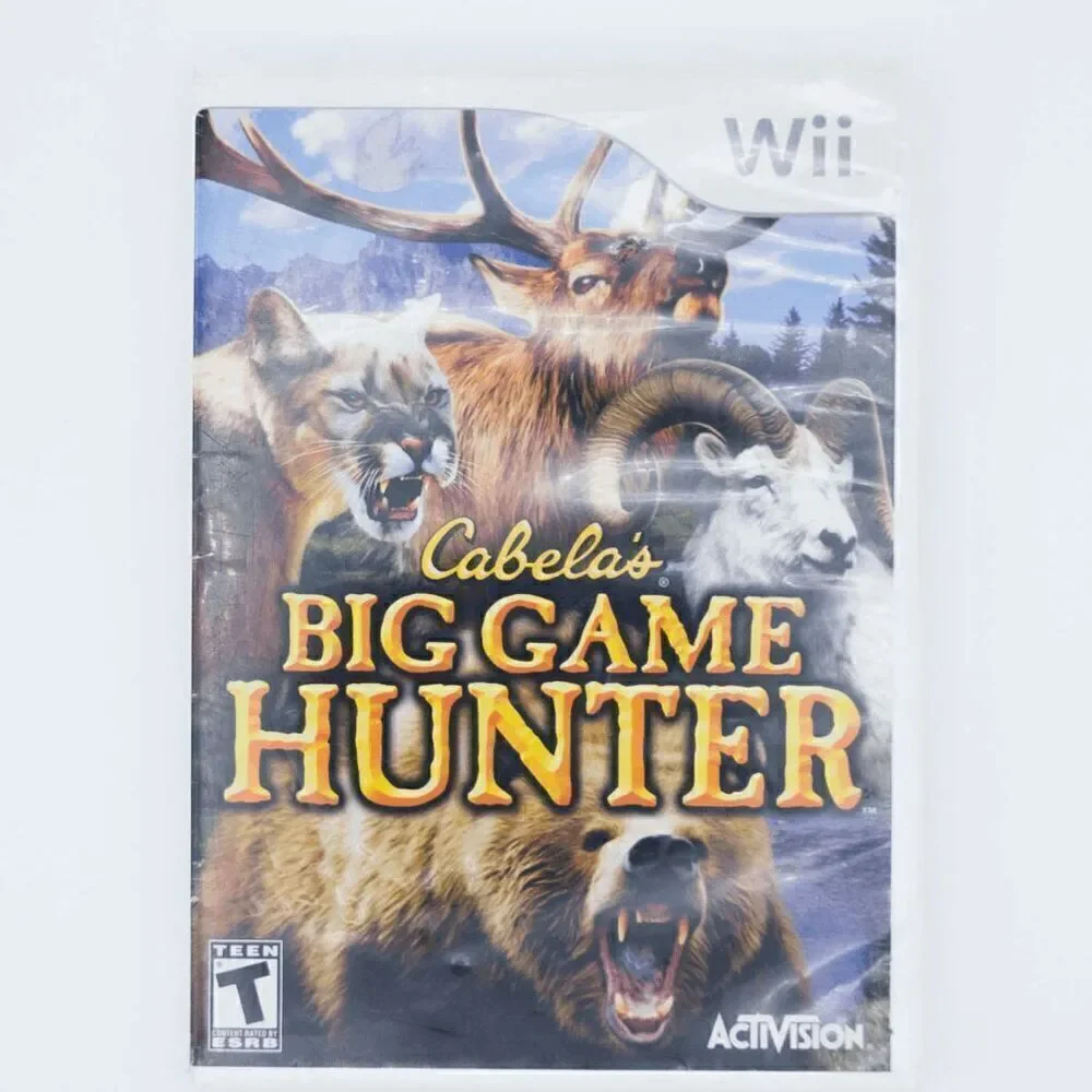 Wii Cabela's Big Game Hunter and Championship Foosball